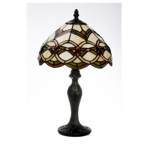 TIF-1142 Tiffany asztali lámpa, búra átmérő 25cm