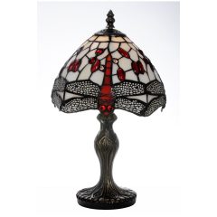 TIF-1144 Tiffany asztali lámpa, búra átmérő 20cm