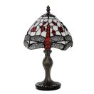 TIF-1144 Tiffany asztali lámpa, búra átmérő 20cm