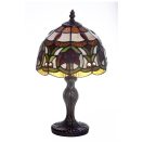 TIF-1146 Tiffany asztali lámpa, búra átmérő 20cm