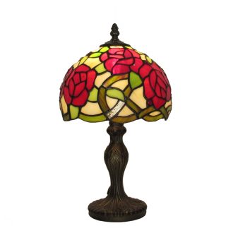 TIF-1151 Tiffany asztali lámpa, búra átmérő 20cm