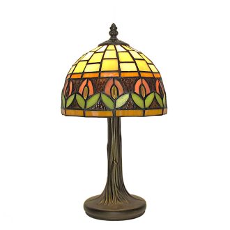 TIF-1155 Tiffany asztali lámpa, búra átmérő 20cm