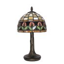 TIF-1155 Tiffany asztali lámpa, búra átmérő 20cm