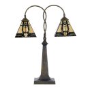 Squary TIF-16322 Tiffany asztali lámpa