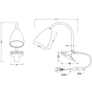 Trio 202620131 Wanda csiptethető lámpa