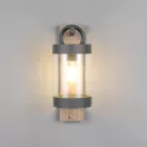 Trio 204160135 Sambesi 33x12,5cm, alkonykapcsolós, 1xE27, IP44, kültéri fali lámpa