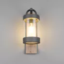 Trio 204160135 Sambesi 33x12,5cm, alkonykapcsolós, 1xE27, IP44, kültéri fali lámpa