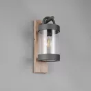 Trio 204160135 Sambesi 33x12,5cm, alkonykapcsolós, 1xE27, IP44, kültéri fali lámpa