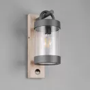 Trio 204169135 Sambesi 33x12,5cm, mozgás-érzékelős, 1xE27, IP44, kültéri fali lámpa