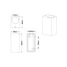 Trio 204269224 Roya kültéri fali lámpa