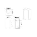 Trio 204269242 Roya kültéri fali lámpa