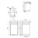 Trio 211660132 Ardila kültéri fali lámpa