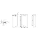 Trio 212700204 Pura fali lámpa