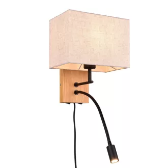 Trio 212870236 Nilam fali lámpa olvasókarral