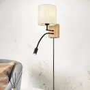 Trio 212879236 Nilam fali lámpa olvasókarral