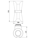 Trio 218600280 Coat fali lámpa