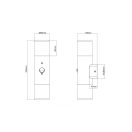 Trio 222260242 Hoosic kültéri fali lámpa