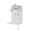 Trio 222570231 Element fali lámpa olvasókarral