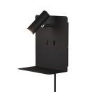 Trio 222570232 Element fali lámpa olvasókarral