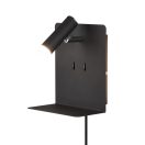 Trio 222570232 Element fali lámpa olvasókarral