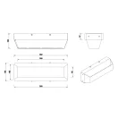 Trio 224819132 Arino fali lámpa