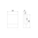 Trio 227660242 Thames kültéri fali lámpa