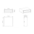 Trio 229360242 Thames kültéri fali lámpa