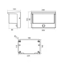 Trio 240969142 Nestos kültéri fali lámpa