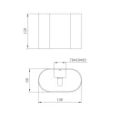 Trio 266100131 Alani 1xG9, felfelé és lefelé világító fali lámpa