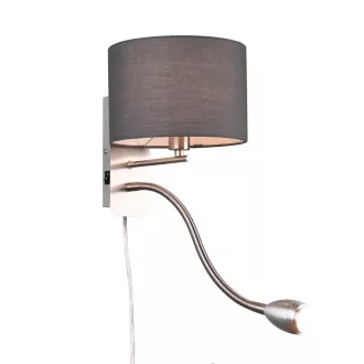 Trio 271170211 Hotel fali lámpa olvasókarral