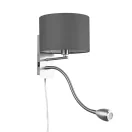 Trio 271170211 Hotel fali lámpa olvasókarral