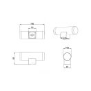 Trio 283110206 Ray fali lámpa