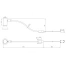 Trio 283400132 Giada fali lámpa