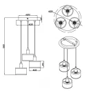 Trio 311630306 Kaprun függeszték