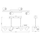 Trio 312490432 Marley függeszték