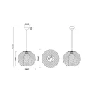 Trio 313900132 Filo függeszték