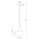 Trio 319400132 Agudo függeszték