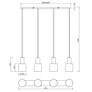 Trio 319400417 Agudo függeszték