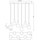 Trio 319400617 Agudo függeszték