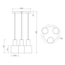 Trio 319430317 Agudo függeszték