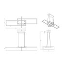 Trio 320310331 Salinas függeszték