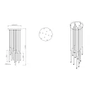 Trio 321691132 Tubular függeszték