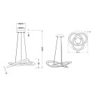 Trio 321710107 Oakland függeszték