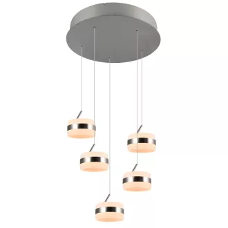   Trio 331430507 Dios fényerőszabályzós, 5x800lm, 2300/3000/4000K függesztett lámpa