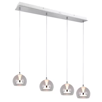   Trio 331610406 Flynt 4x880lm, 2300/3000/4000K, fényerőszabályzós függesztett lámpa