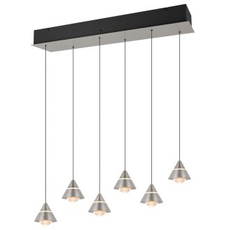   Trio 337010607 Romeo 6x700lm, 2300/3000/4000K lehúzható függeszték lámpa