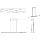 Trio 341210305 Blaze függeszték