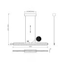 Trio 343310105 Helios lehúzható függeszték