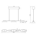 Trio 343610307 Merton függeszték lámpa