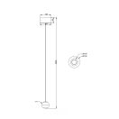 Trio 344410107 Orbit 15,5x80-200cm, lehúzható, fényerőszabályzós, 2300/3000/4000K 1x960lm függesztett lámpa